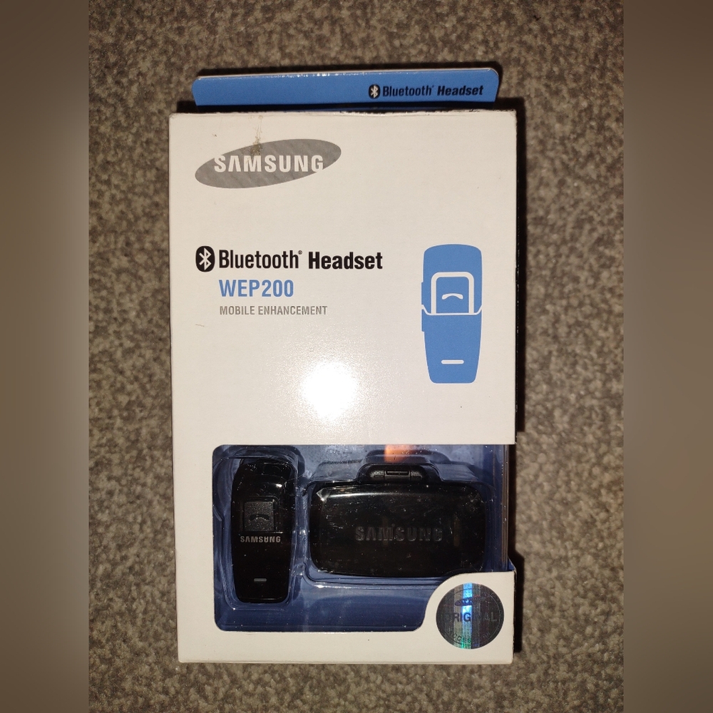 SAMSUNG Bluetooth Headset WEP200 Mobile Enhancement Original Samsung Accessory